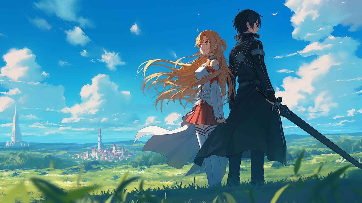 ảnh nền Kirito chủ đề Sword Art Online