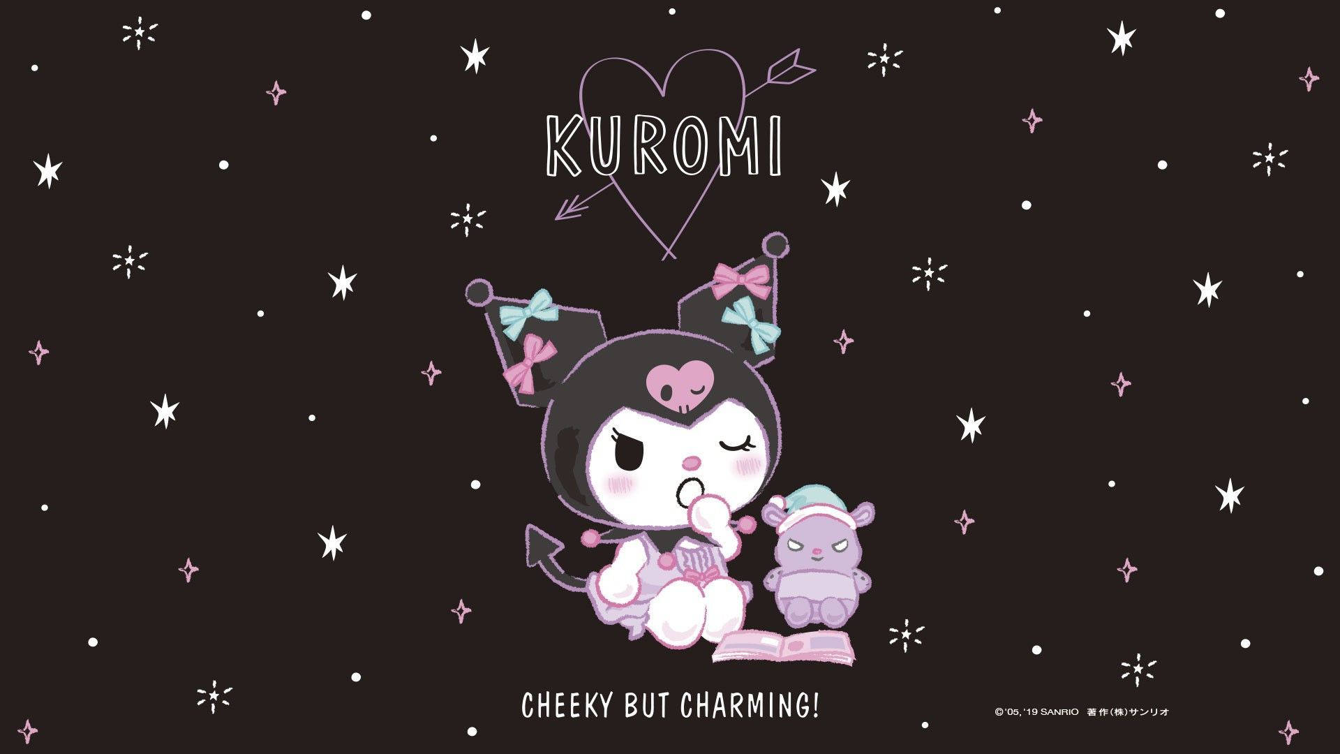 ảnh nền Kuromi phong cách anime