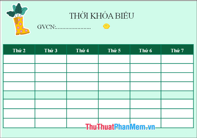 ảnh nền thời khóa biểu 0099