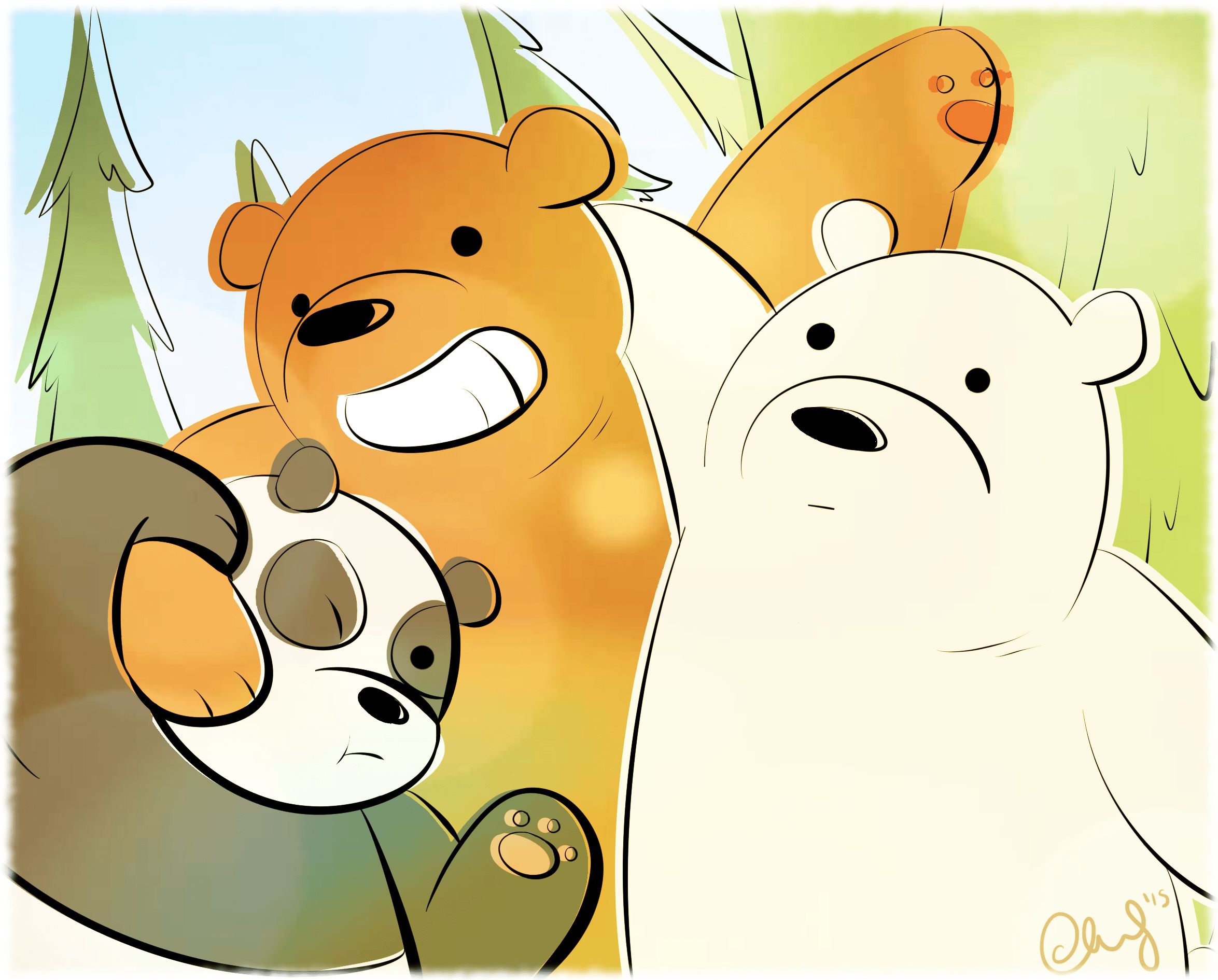 ảnh nền We Bare Bears 0046