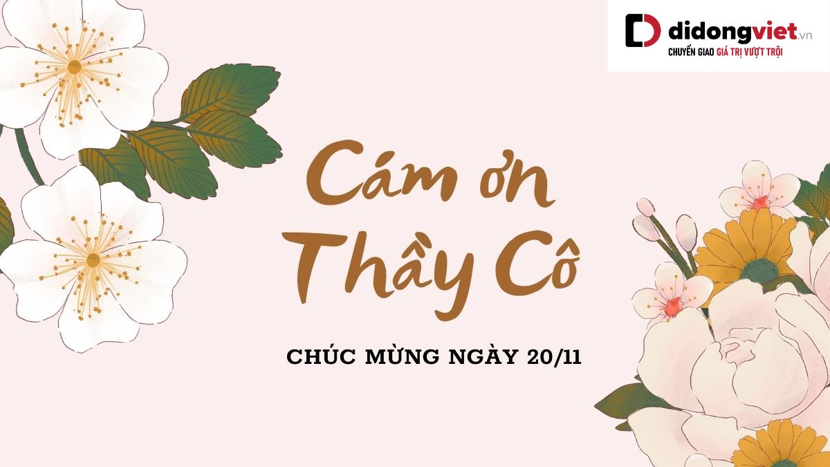 hình nền 4k mang thông điệp giáo dục cho ngày 20 11