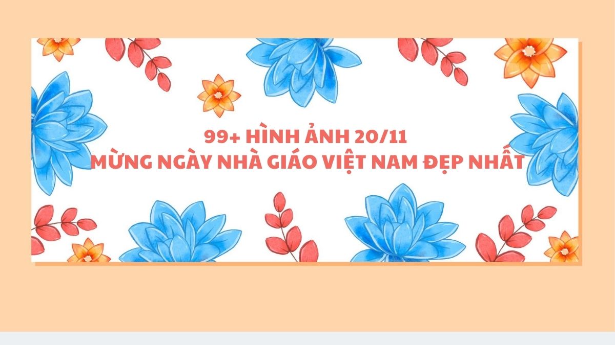 hình nền 4k sống động chào mừng ngày 20 11