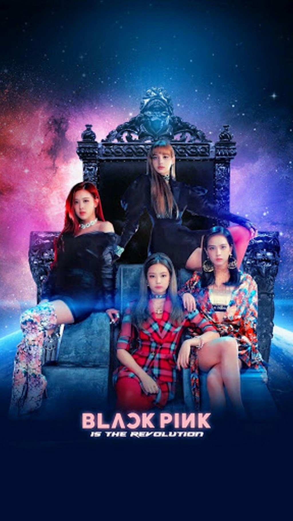 hình nền Blackpink với màu sắc tươi sáng