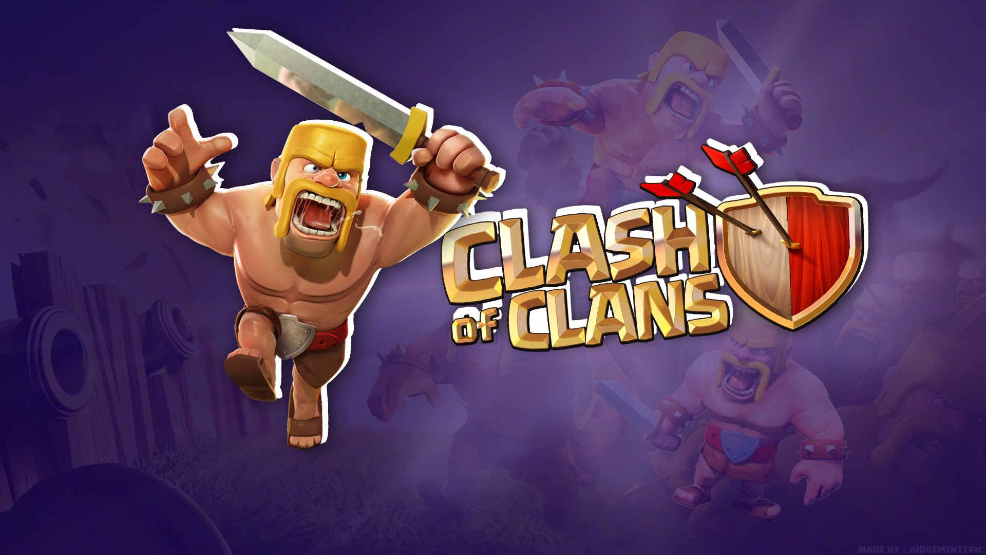 hình nền Clash of Clans chiến trường