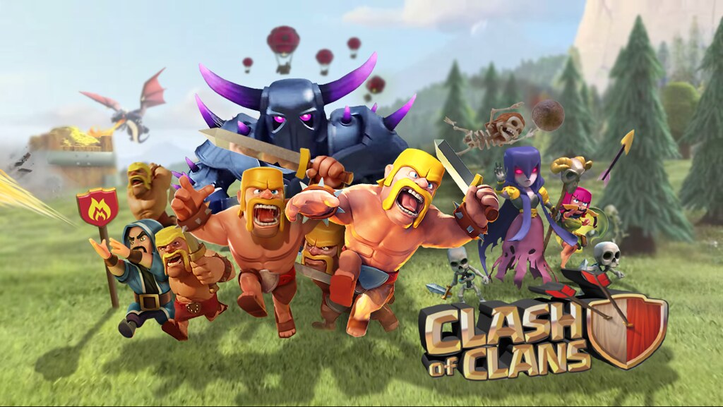 hình nền Clash of Clans dễ thương