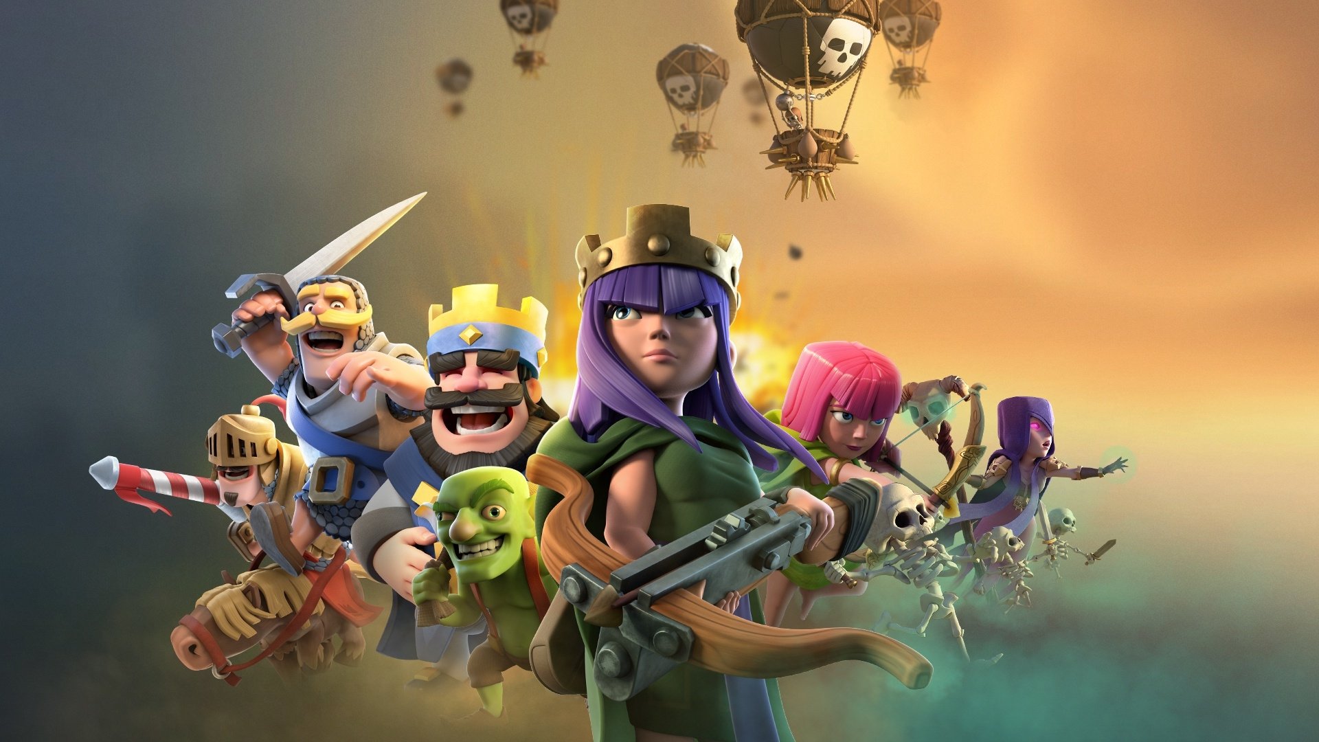 hình nền Clash of Clans phong cách hoạt hình