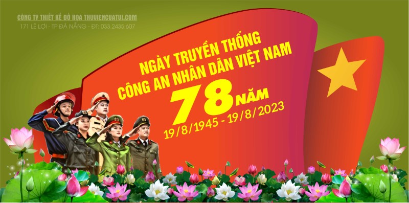 hình nền công an nhân dân tại lễ hội