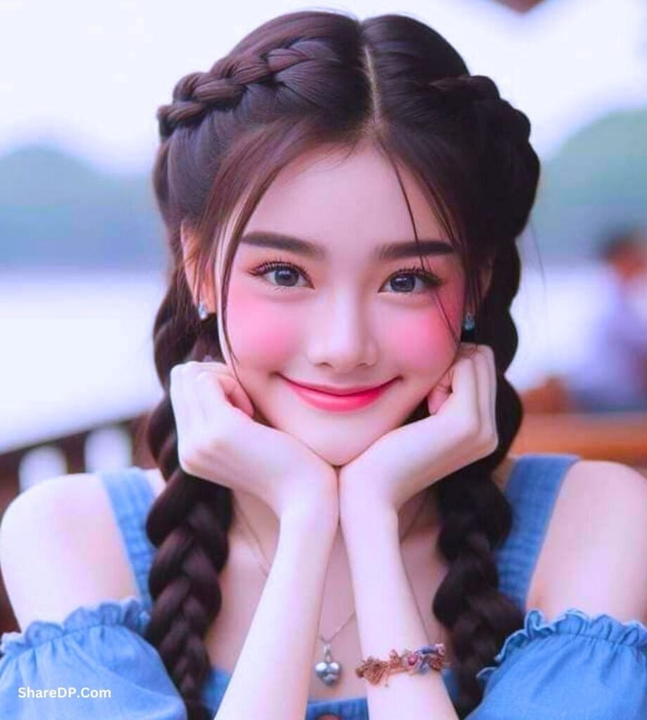 hình nền cute nữ thể hiện cá tính