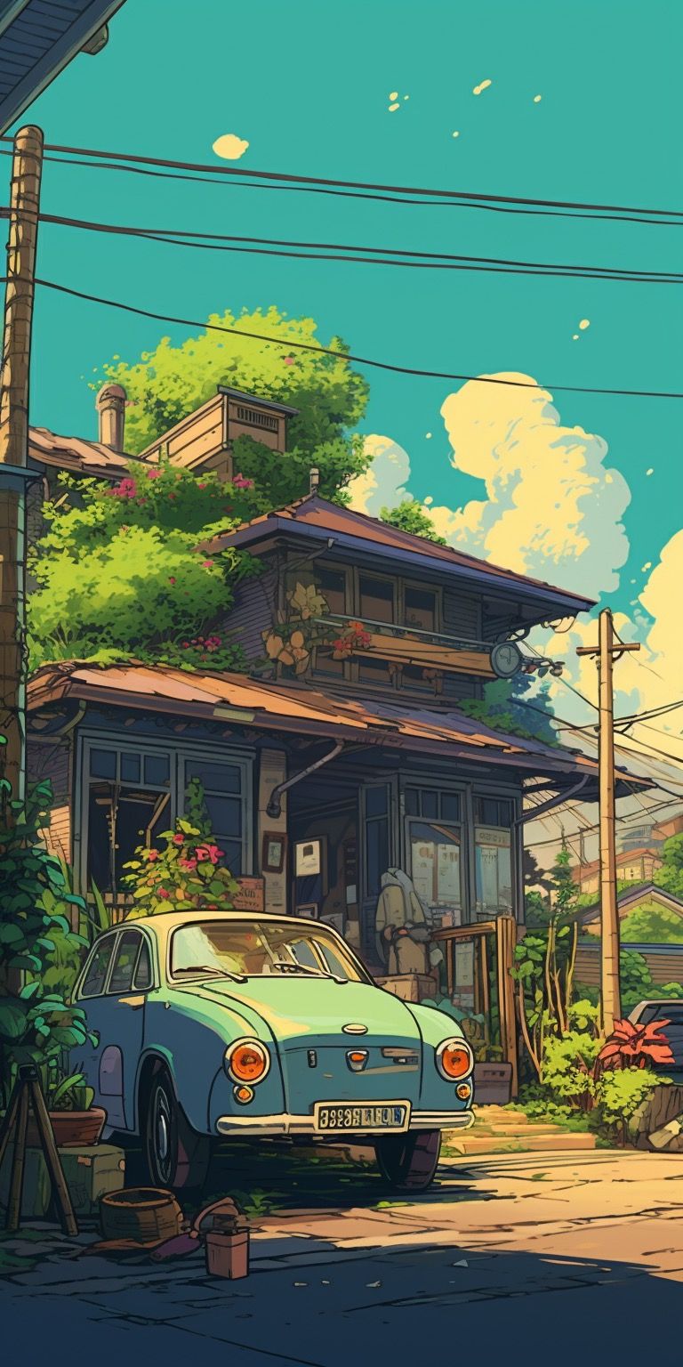 hình nền ghibli anime