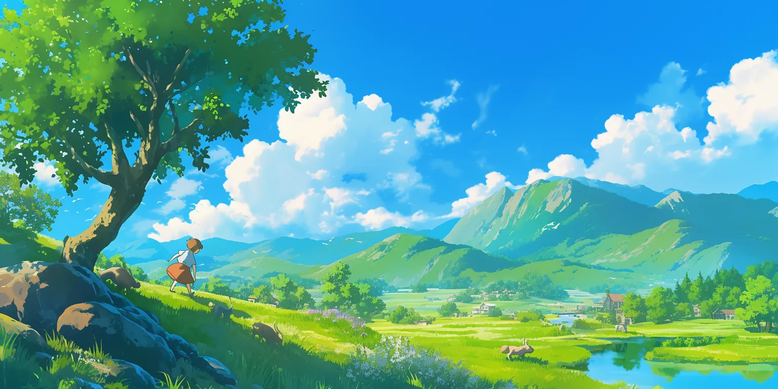 hình nền ghibli đẹp đến nao lòng