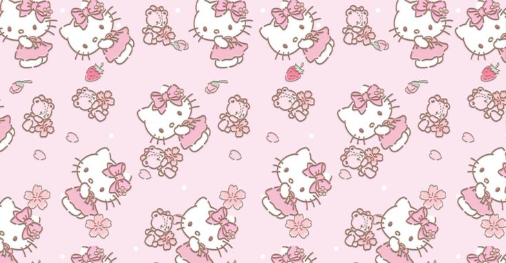 hình nền Hello Kitty trên Pinterest