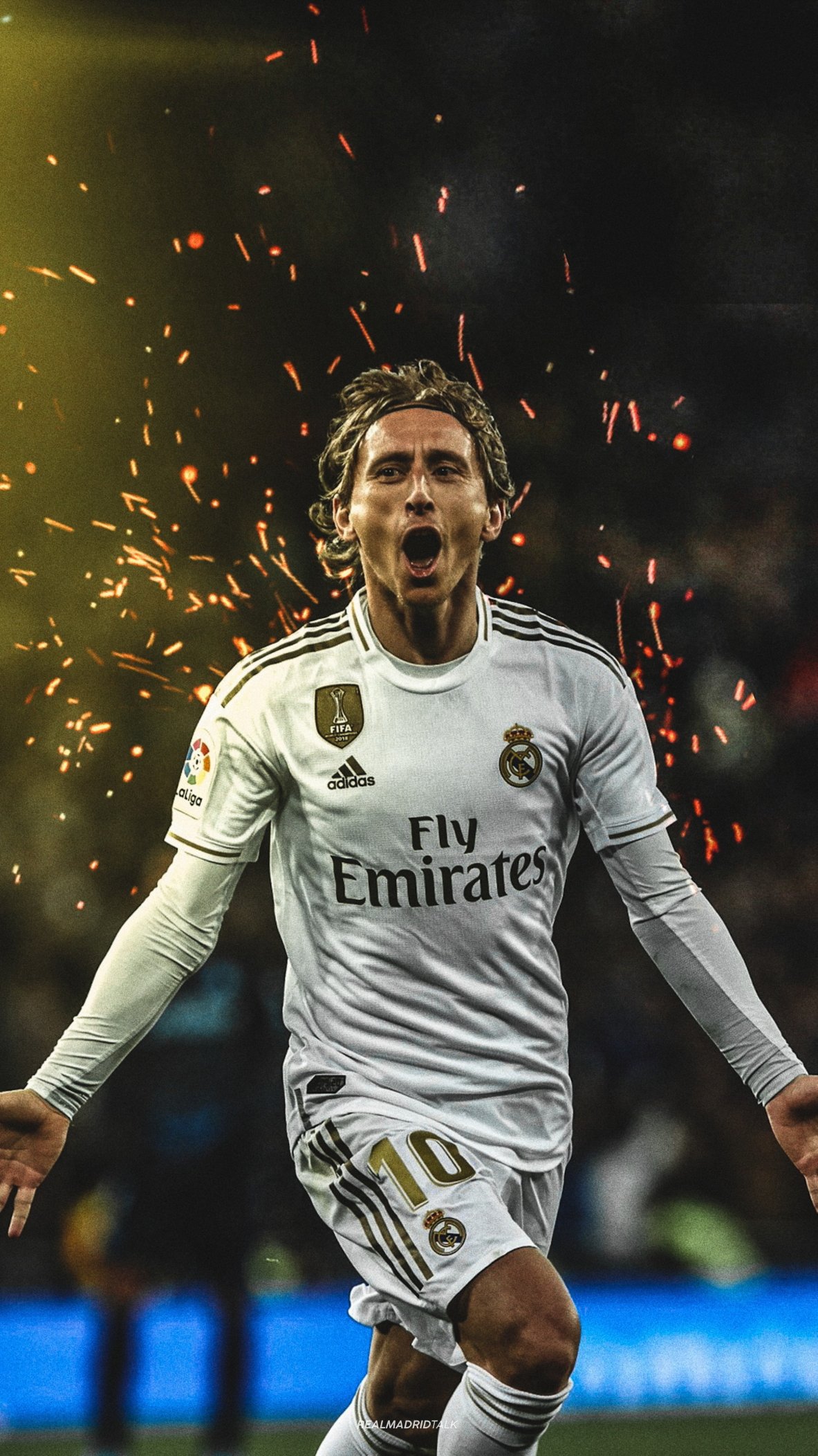 hình nền Luka Modric với hiệu ứng 4k