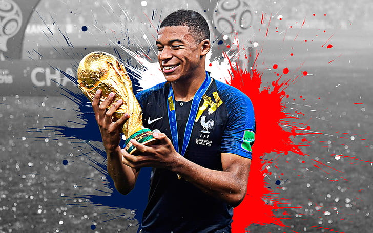 hình nền Mbappe phiên bản retro