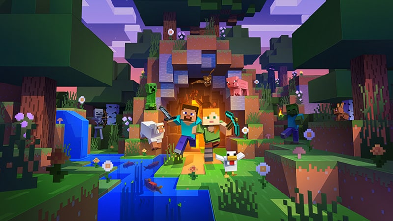 hình nền Minecraft 4k