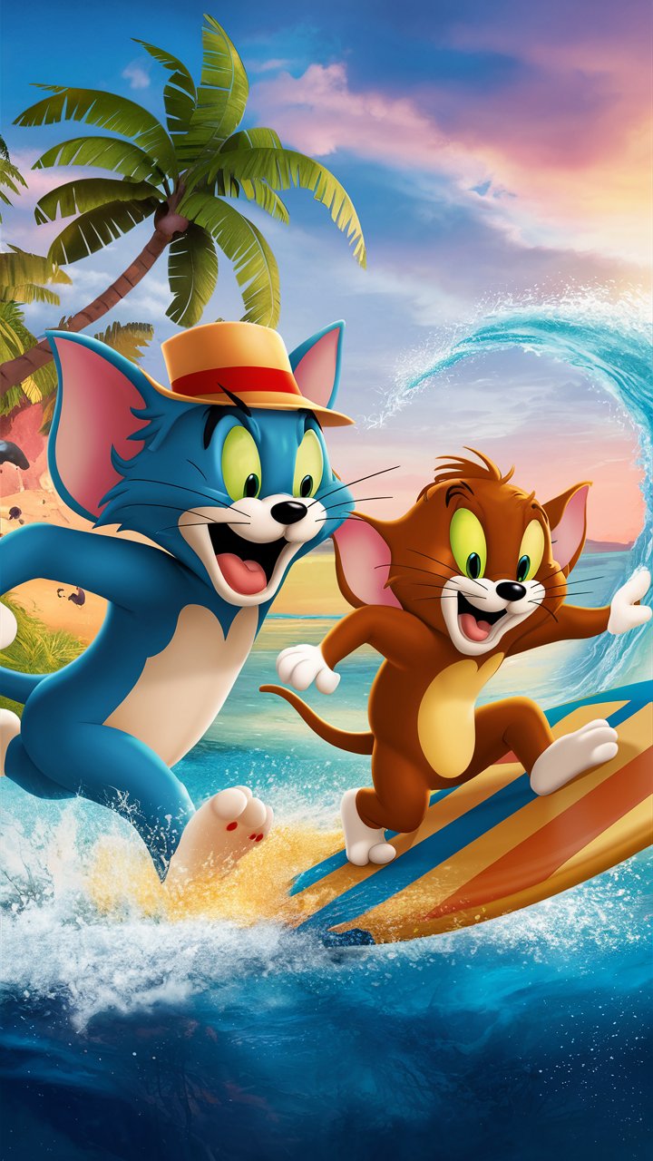 hình nền Tom and Jerry hoạt hình